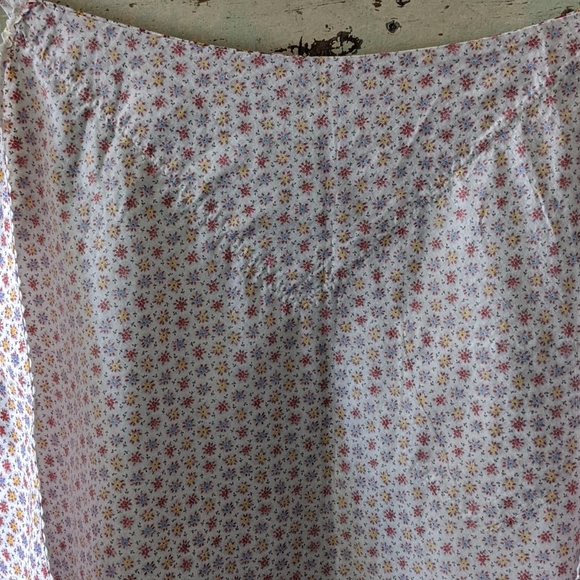 Vintage Handmade Calico Half Apron - Picture 10 of 12